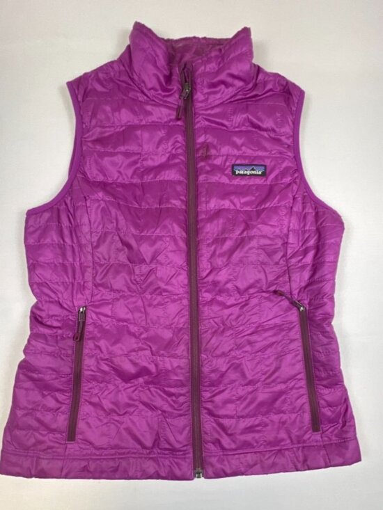 Patagonia Jackets & Blazers - Patagonia Women S Nano Puff Vest Magenta Purple PrimaLoft Insulated 84247 SP16